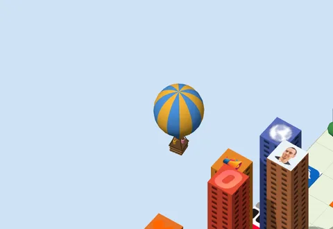 Several hot-air balloons in the sky at once