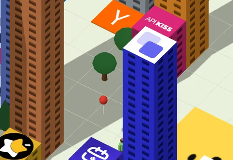 A person on an empty cell flying a kite